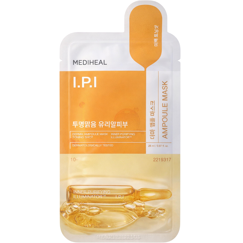Masca tip servetel, I.P.I  Derma Ampoule Sheet Mask, 26 ml, Mediheal