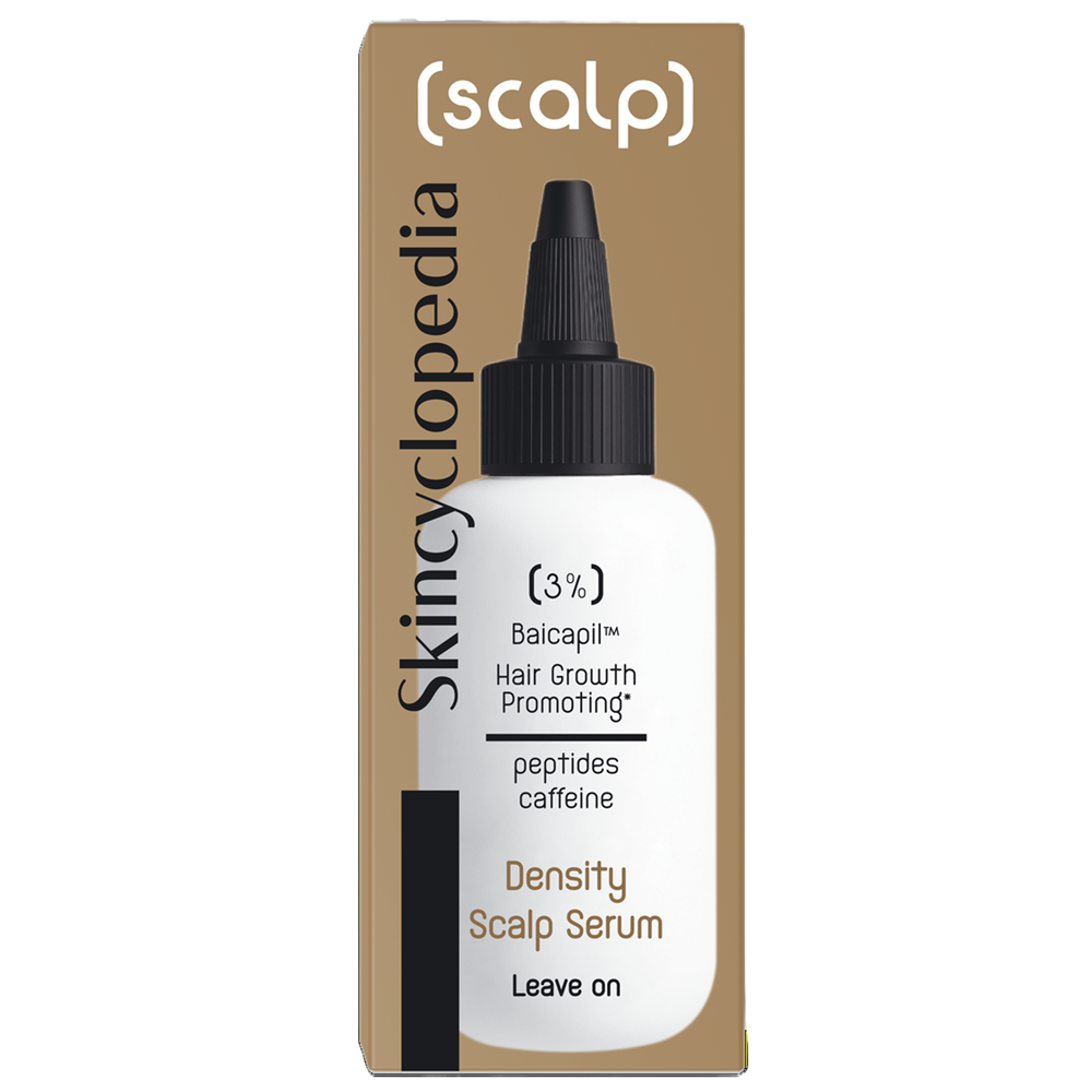 Ser cu 3% peptide si cafeina pentru cresterea parului Density Scalp Serum, 100 ml, Skincyclopedia