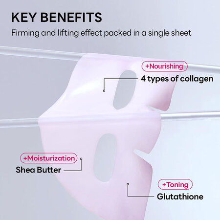 Masca din hidrogel, Hyper Collagen Hydrogel Mask, 35 g, Mediheal 709665