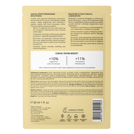 Masca-ser pentru luminozitatea tenului Radical Eefects, 30 ml, Viorica 709800