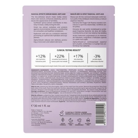 Masca-ser anti-age pentru fata Radical Effects, 30 ml, Viorica 709845
