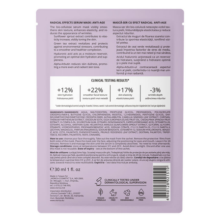 Masca-ser anti-age pentru fata Radical Effects, 30 ml, Viorica 709845