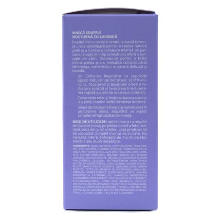 Masca souffle de noapte cu lavanda, 50 ml, Viorica 709902