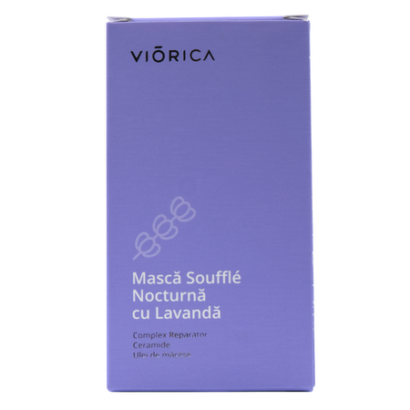 Masca souffle de noapte cu lavanda, 50 ml, Viorica 709903