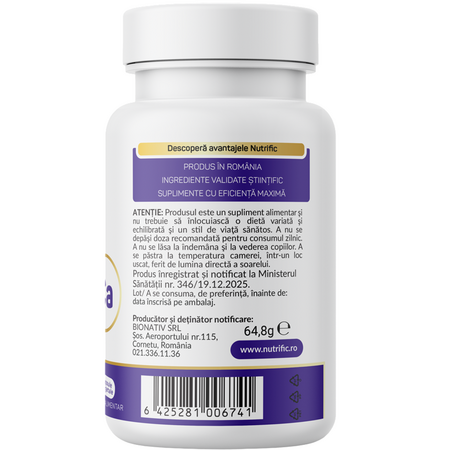 Calciu Citrat Malat, 90 capsule vegetale, Nutrific 709908