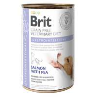 Hrana umeda cu somon si mazare pentru caini Gastrointestinal, 400 g, Brit