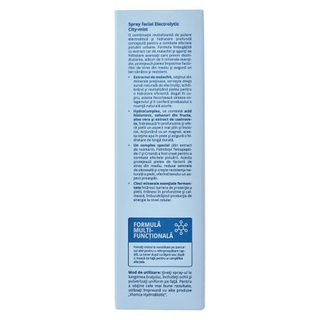Spray hidratant pentru fata Electrolityc City Mist HydroBiotic, 125 ml, Viorica 709918