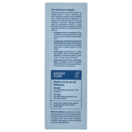 Ser hidratant complex HydroBiotic, 30 ml, Viorica 709928