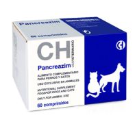 Supliment digestiv enzimatic pentru caini si pisici Pancreazim, 60 comprimate, Chemical Iberica