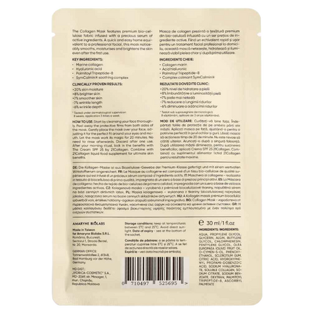 Masca de fata cu colagen 21 Collagen, 30 ml, Viorica 710304