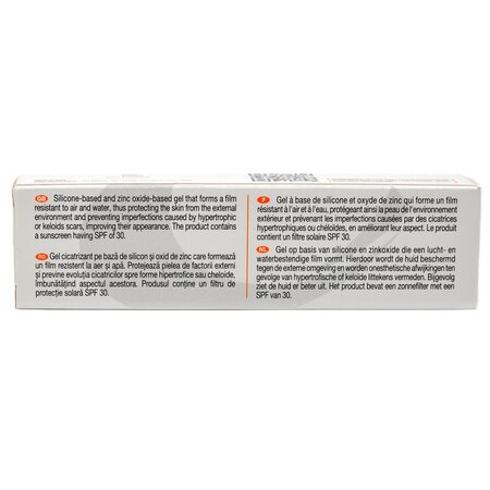 Gel cicatrizant pe baza de dimeticona cu factor de protectie SFP 30, 20 g, Vicutix 717813