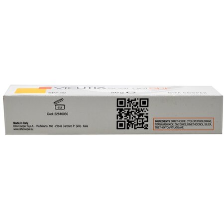 Gel cicatrizant pe baza de dimeticona cu factor de protectie SFP 30, 20 g, Vicutix 710327