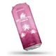 Apa naturala de cocos carbogazificata cu suc natural de capsuni Strawberry Punch, 320 ml, Hiwater 710386