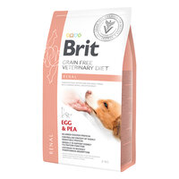 Hrana uscata cu ou si mazare pentru caini Renal, 2 Kg, Brit