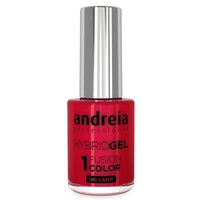 Lac de unghii Scarlet Red Hybrid Fusion, 10.5 ml, Andreia Professional