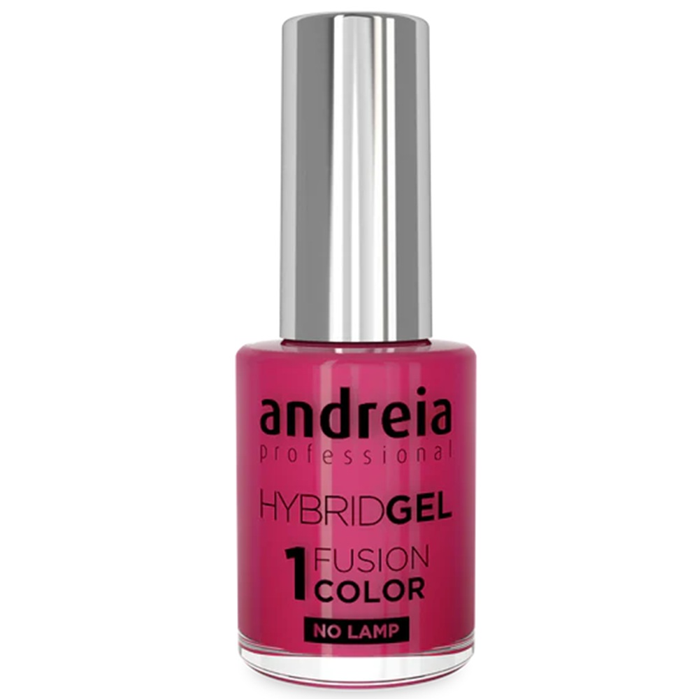 Lac de unghii Fuchsia Pink Hybrid Fusion, 10.5 ml, Andreia Professional