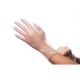 Manusi din vinil nepudrate de unica folosinta transparent, marimea XL, 100 bucati, Kid-Man 710855