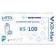 Manusi din latex de unica folosinta albe, marimea XS, 100 bucati, Kid-Man 710885