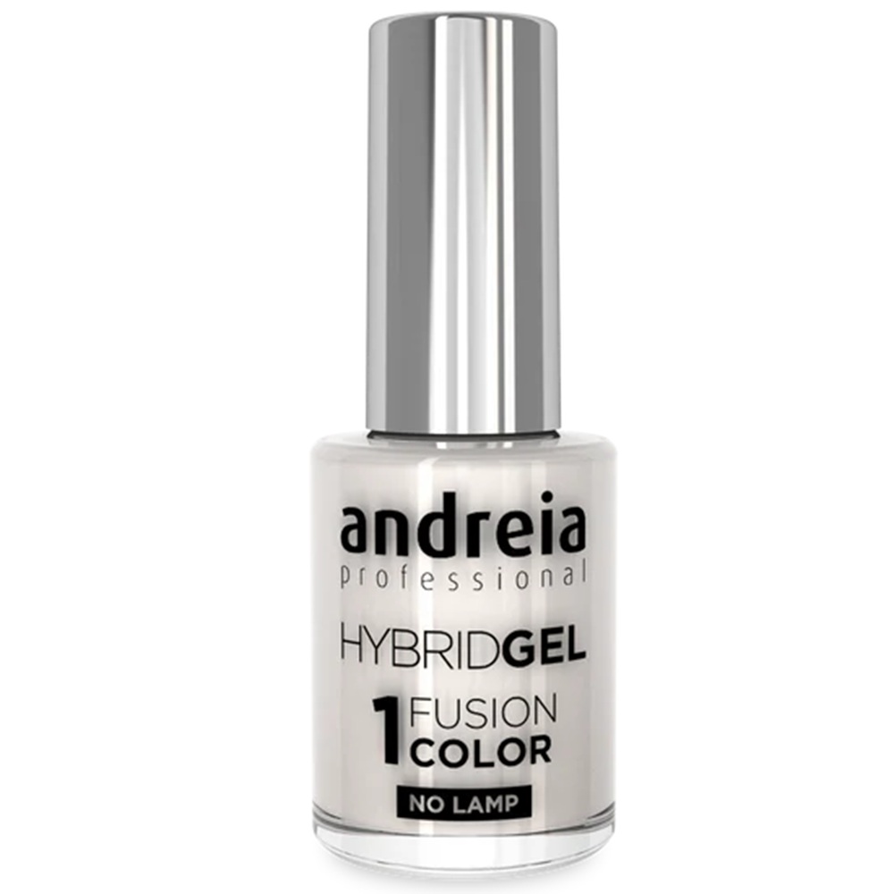 Lac de unghii White Hybrid Fusion, 10.5 ml, Andreia Professional