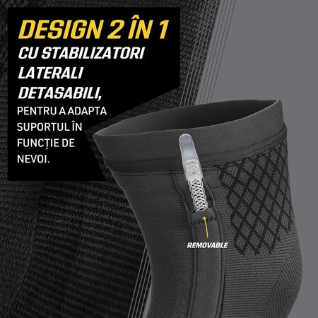 Genunchiera de compresie Premium cu stabilizator dual, Marimea L, 1 bucata, Futuro 711032