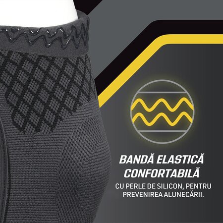 Genunchiera de compresie Premium cu stabilizator dual, Marimea L, 1 bucata, Futuro 711030