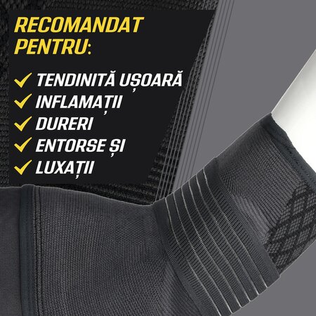 Cotiera de compresie Premium cu pad de presiune, Marimea S/M, 1 bucata, Futuro 711037
