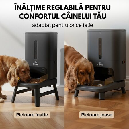 Hranitor automat smart pentru caini si pisici Titan, 1 bucata, Shaw 711129