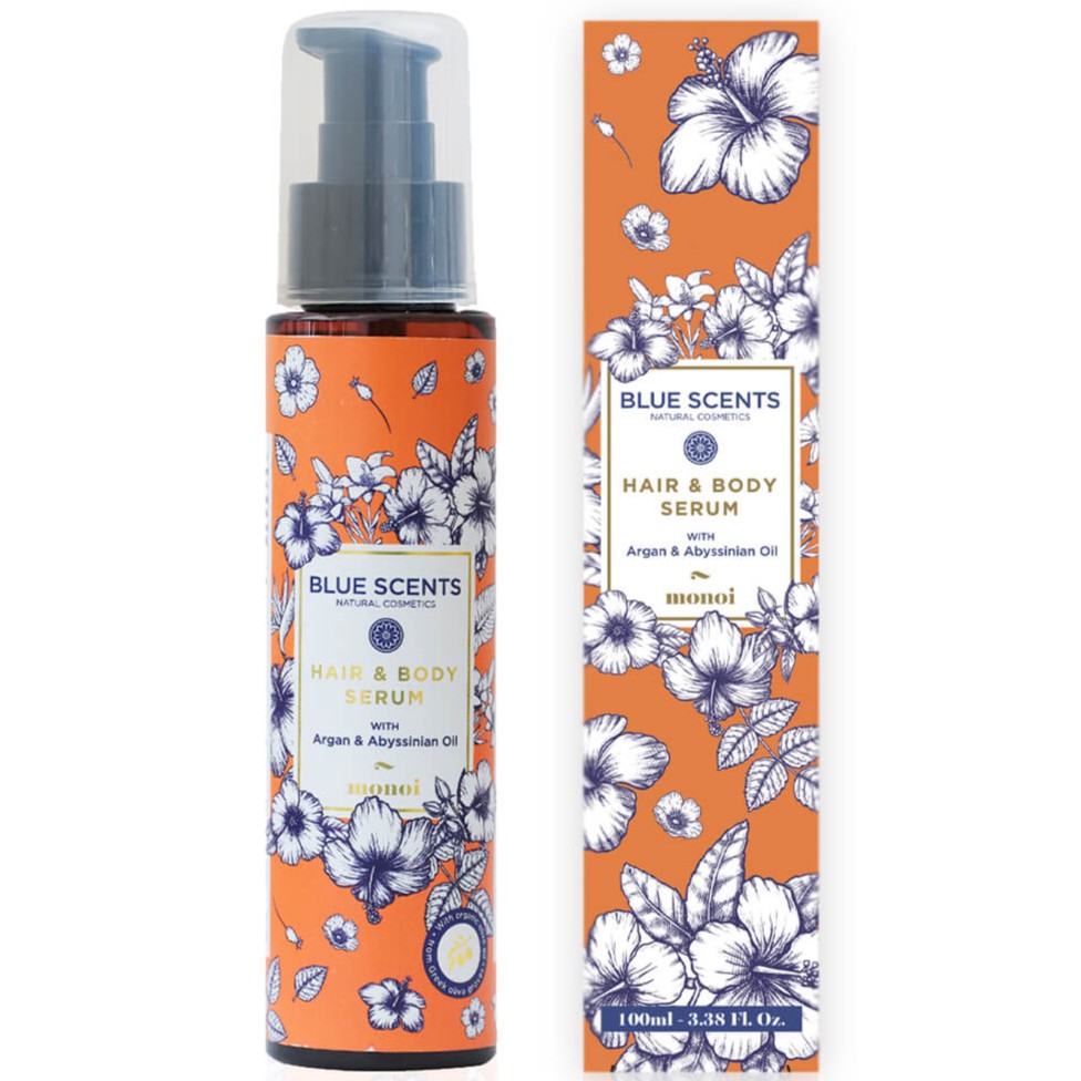 Ser hidratant pentru par si corp Monoi, 100 ml, Blue Scents