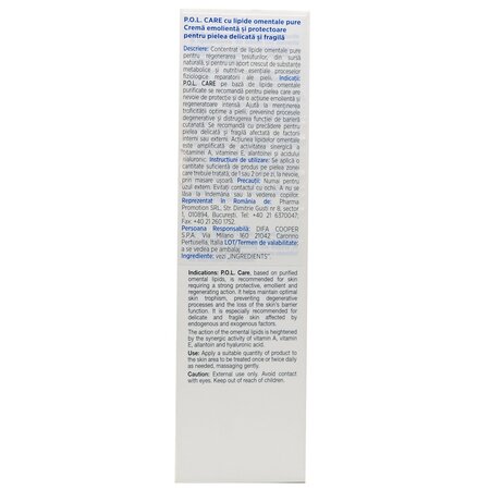 Crema emolienta si regeneratoare POL Care, 100 ml, Cantabria 711190