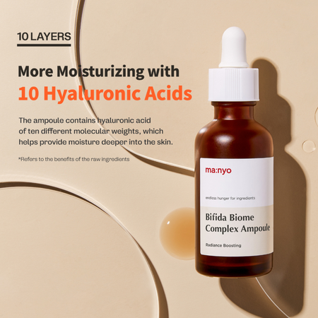 Ser de fata anti-aging concentrat Bifida Biome Complex Ampoule, 50 ml, Manyo 711212