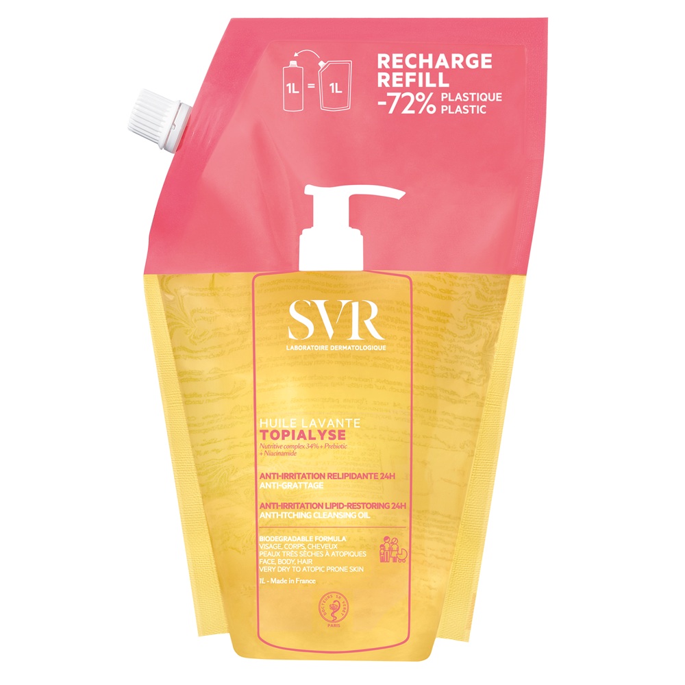 Refill Ulei micelar de dus pentru fata si corp lavant Topialyse, 1000 ml