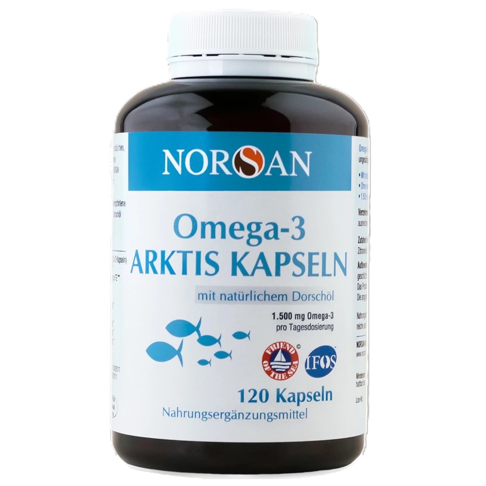 Omega-3 Arktis, 120 capsule, Norsan