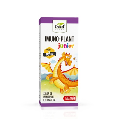 Sirop cu miere Imuno-Plant Junior, 200 ml, Dorel Plant