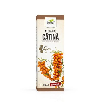 Nectar de Catina fara zahar, 200 ml, Dorel Plant