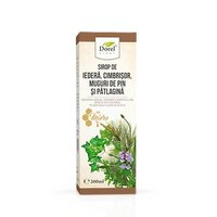 Sirop de Iedera, Cimbrisor, Muguri de Pin si Patlagina, 200 ml, Dorel Plant