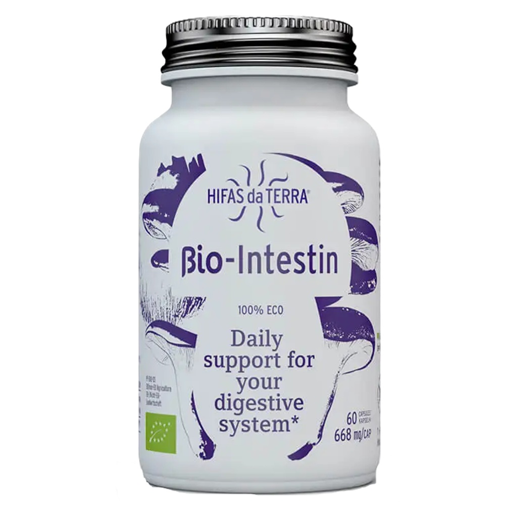 Complex de ciuperci medicinale ecologice Bio Intestin, 60 capsule, Hifas da Terra