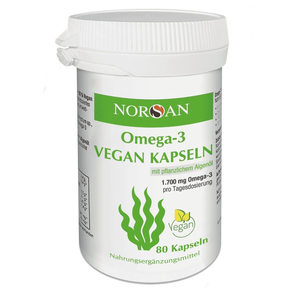 Omega-3 Vegan, 80 capsule, Norsan