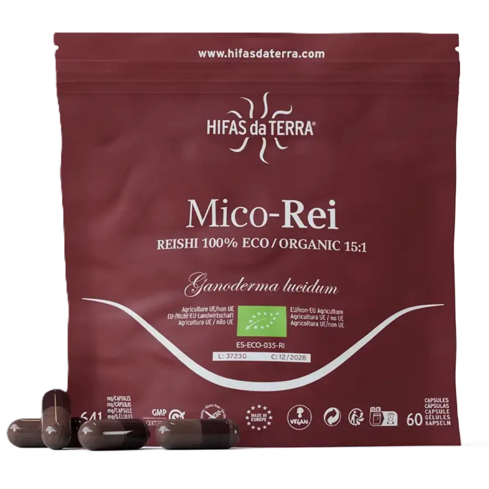 Extract din reishi Mico Rei, 60 capsule, Hifas da Terra