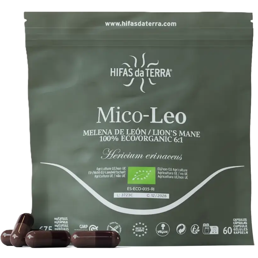 Extract din coama leului Mico Leo, 60 capsule, Hifas da Terra