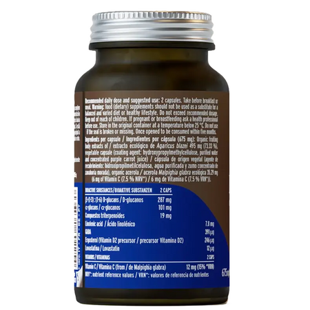 Extract din ciuperci Agaricus Blazei Mico Sol, 70 capsule, Hifas da Terra 711738