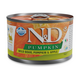 Hrana umeda cu carne de mistret, mar si dovleac pentru caini Adult Mini Pumpkin N&D, 140 g, Farmina 711750