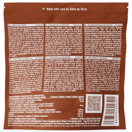 Extract din ciuperci Inonotus Obliquus Mico Chaga, 60 capsule, Hifas da Terra 711792