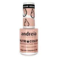 Lac de unghii Light Pink Nude NutriColor, 10.5 ml, Andreia Professional