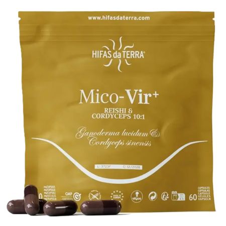 Extract din ciuperci reishi si cordyceps Mico Vir, 60 capsule, Hifas da Terra