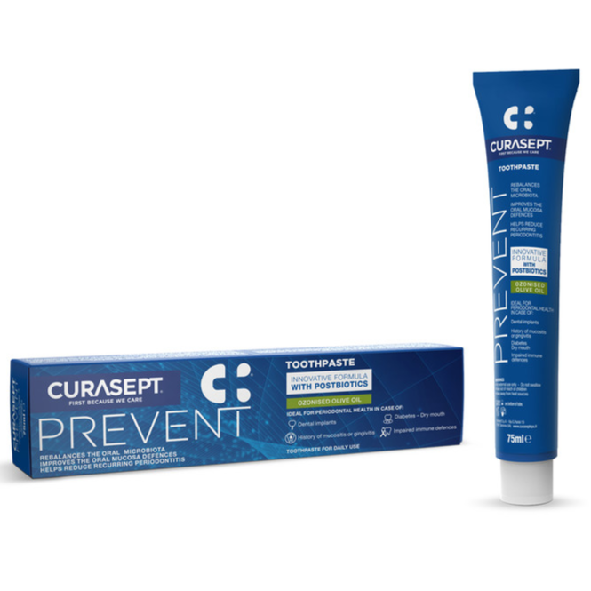 Pasta de dinti Prevent, 75 ml, Curasept
