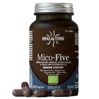 Extract din ciuperci reishi, maitake, shiitake, agaricus si chaga Mico Five, 70 capsule, Hifas da Terra
