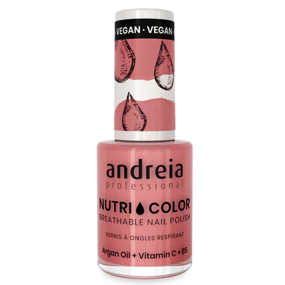 Lac de unghii Rosa Velho NutriColor, 10.5 ml, Andreia Professional