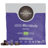 Extract din ciuperci reishi, coama de leu, pleurotus si shiitake Hifas Microbiota, 60 capsule, Hifas da Terra