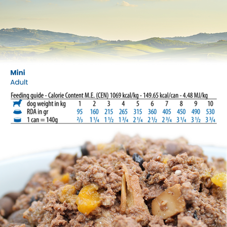 Hrana umeda cu carne de prepelita si nuca de cocos pentru caini adulti Adult Mini Quinoa Skin and Coat N&D, 140 g, Farmina 711943