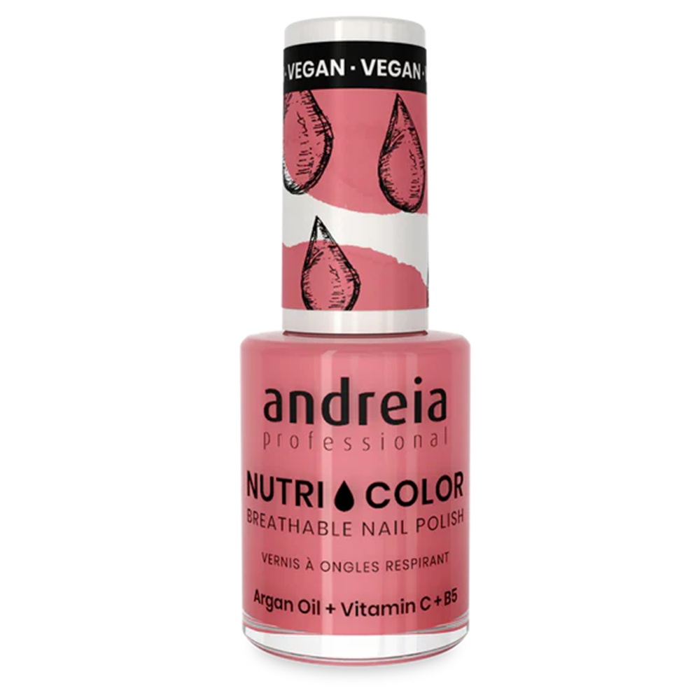 Lac de unghii Pink NutriColor, 10.5 ml, Andreia Professional